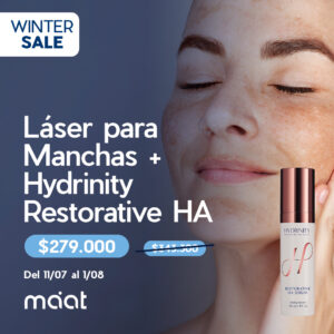 Láser para Manchas +Hydrinity Restorative HA