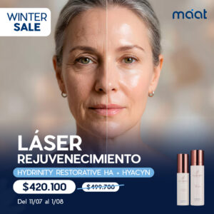 Láser Rejuvenecimiento + Hydrinity Restorative HA + Hyacyn